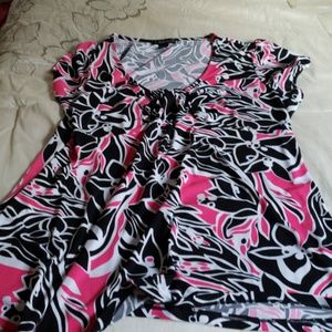 Womens short sleeve blouse